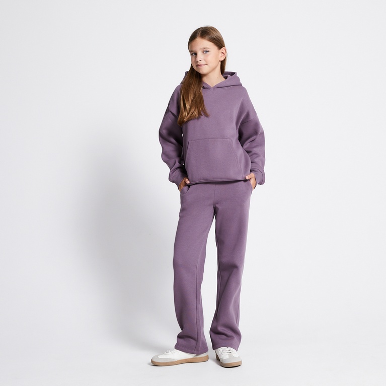 Heavy hoodie "Hilma star" Purple
